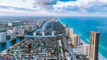 Miami Panorámica aérea
