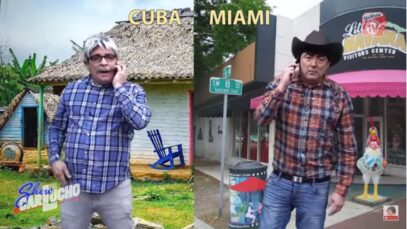 Cardentey gritando en contra de Diaz- Canel