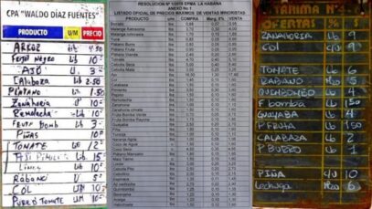 Cuba precios altos