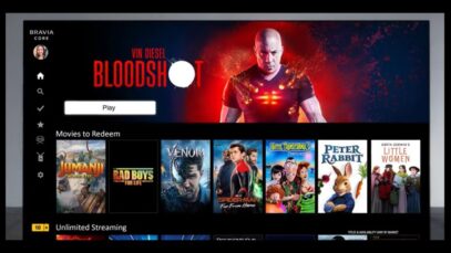 Sony servicio streaming Bravia