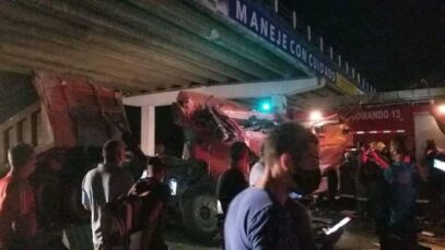 Accidente en el puente del Calvario