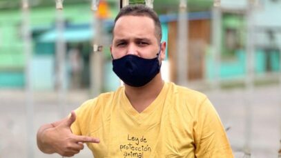 Animalista cubano Javier Larrea foto facebook