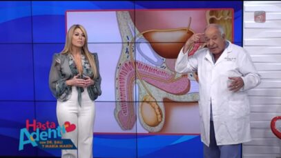 Dr Bali y María Marín explican como funcionan las erecciones, captura de pantalla Youtube