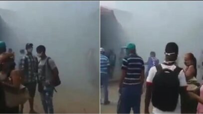 Incendio por moto