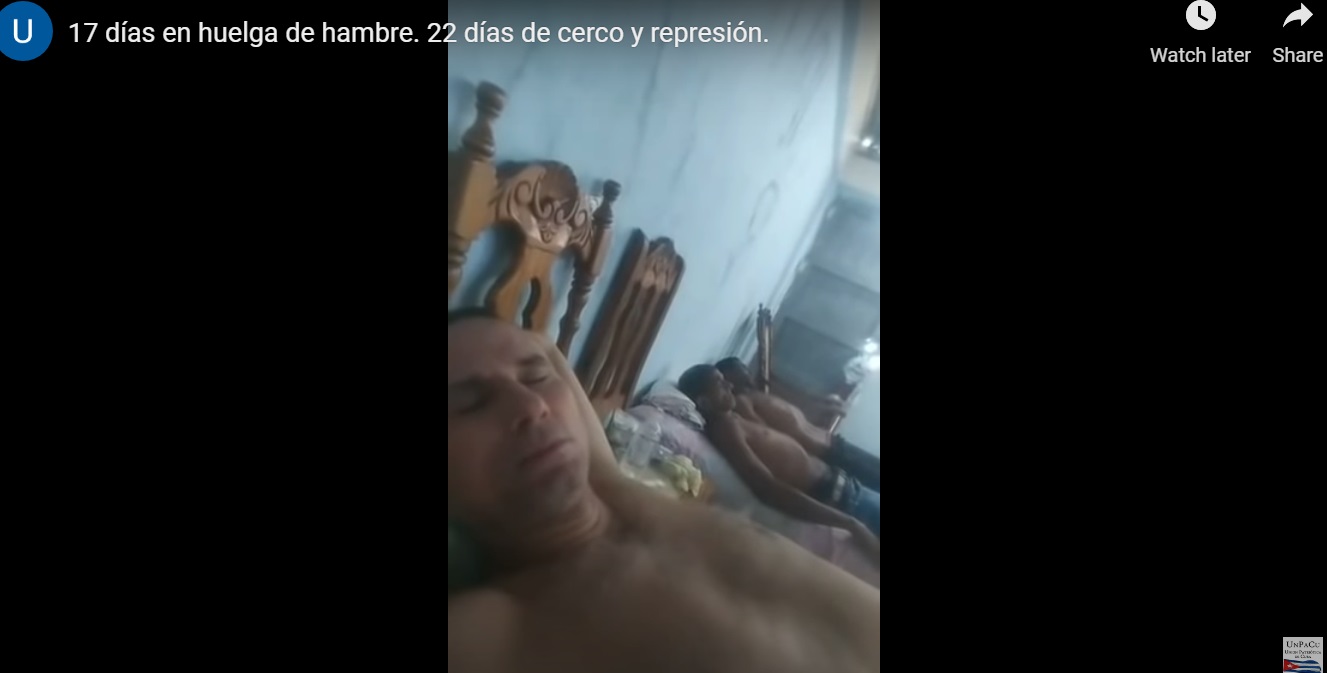 17 días en huelga de hambre