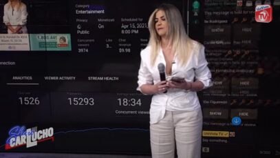 Lily dio positivo a Covid-19 captura de pantalla Youtube