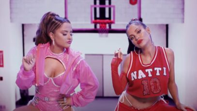 Ram Pam Pam lo nuevo de Natti Natasha y Becky G captura de pantalla