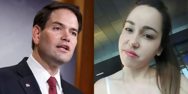 Rubio señala debilidad del régimen cubano por apresar a Mary Karla Ares