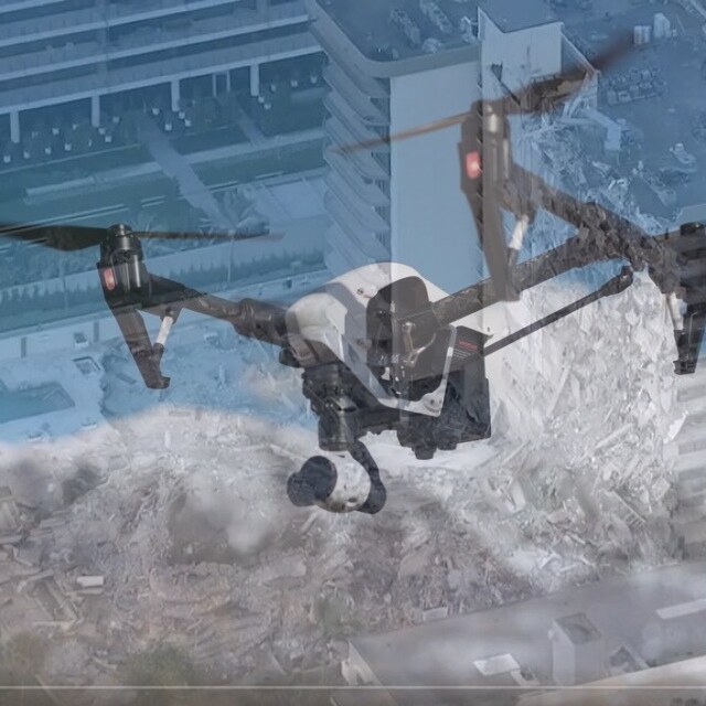 Tecnología a la orden de los rescatistas en Surfside