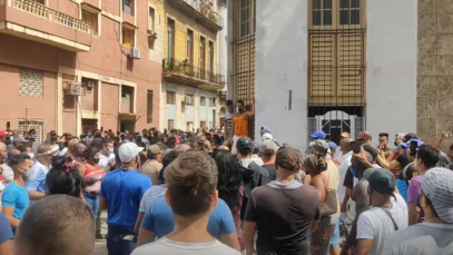 Protesta en la habana desde YT vamonos con Juanka