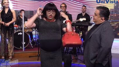 Shantal cuando le tocan la trompetica en El Show de Carlucho